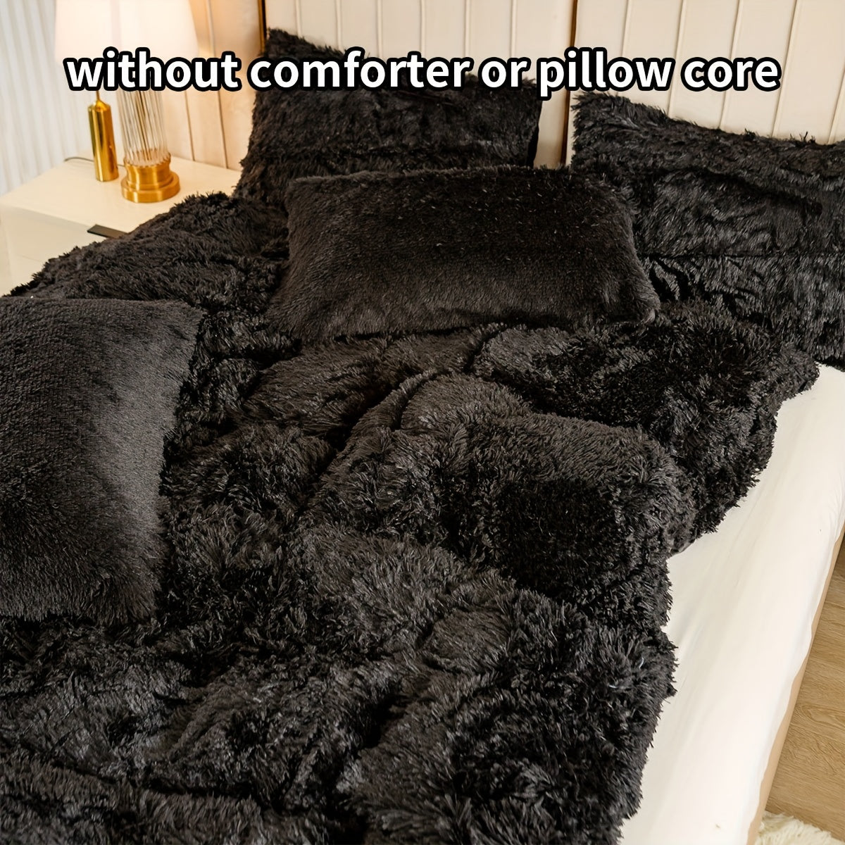 Set of 3 Pink Polyester Bedding Pieces for All Seasons Bedroom Decor