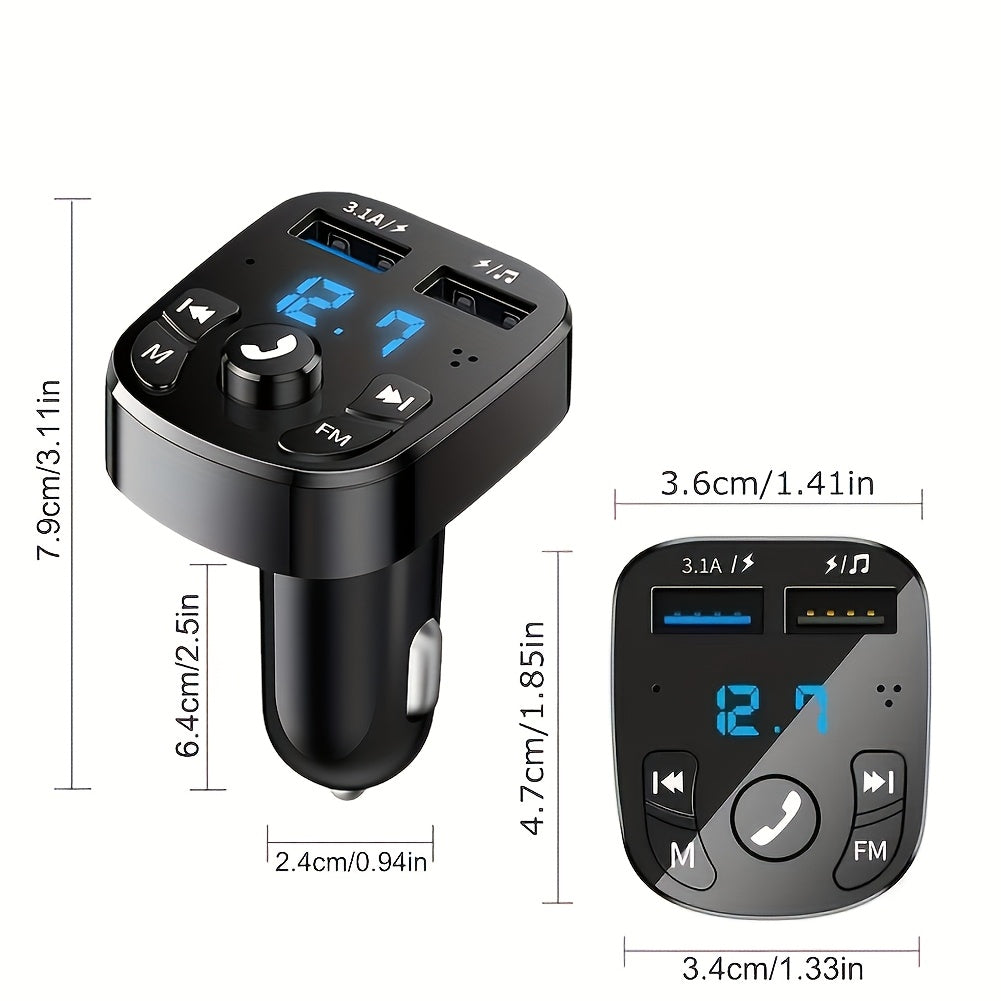 Car MP3 Player USB Flash Drive Noiseless Bass High Low Tone Quick Charge