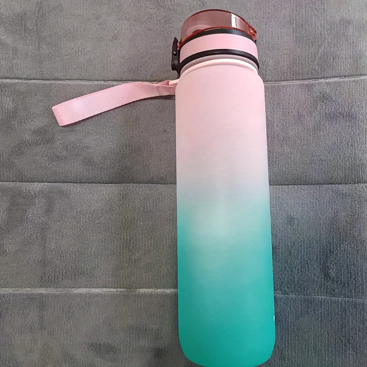 1000 ml sig'imga ega polikarbonat suv idishi - Fitness, biznes, talaba, piyoda sayohat va harakatda foydalanish uchun suyuqlik o'tkazmaydigan va izolyatsiyalangan - Issiq va sovuq ichimliklar uchun ko'chma tutqichli idish