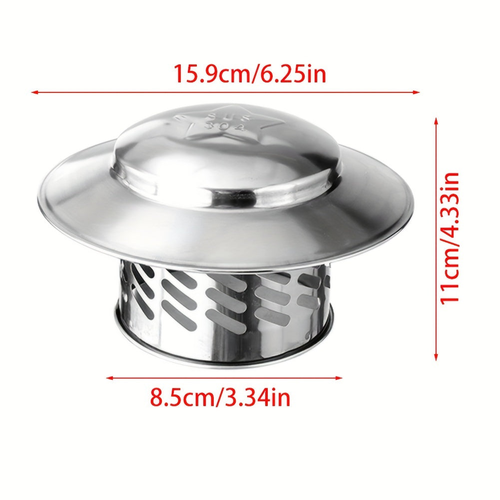 Stainless Steel Chimney Cap for Rain Wind Ventilation Heating Cooling Air Purification
