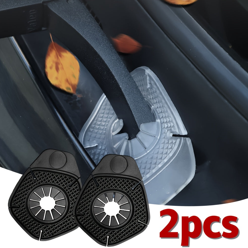 2 Pack Silicone Car Wiper Hole Covers Auto Dust Leaf Protection Durable