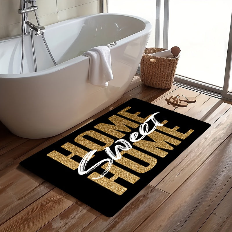 Home Sweet Home Doormat Non-Slip Machine Washable Entryway Rug