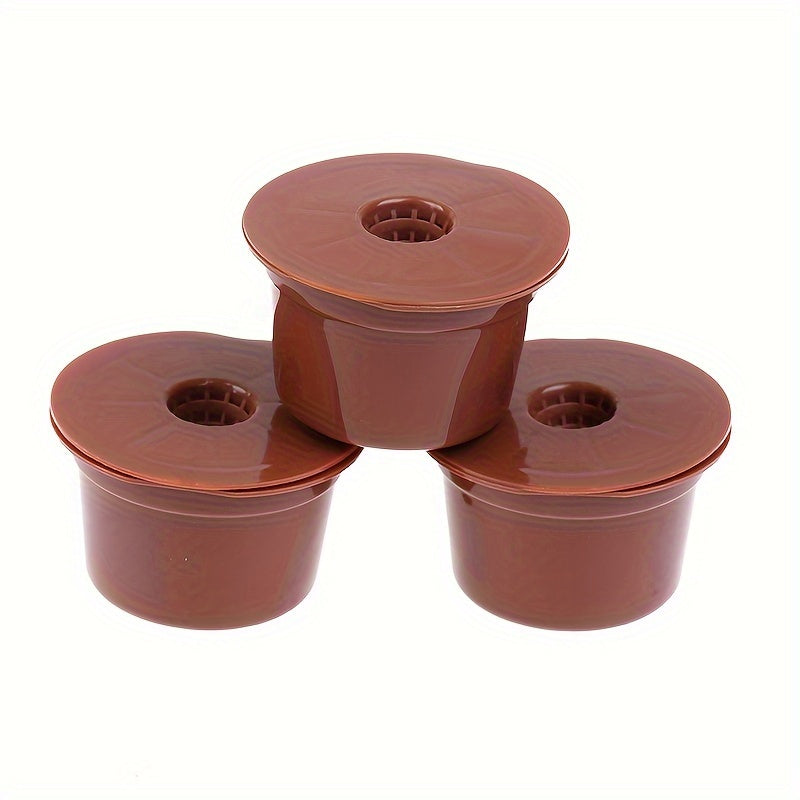 Set of 3 Reusable Coffee Capsules for Caffitaly Refillable Pods and Filter