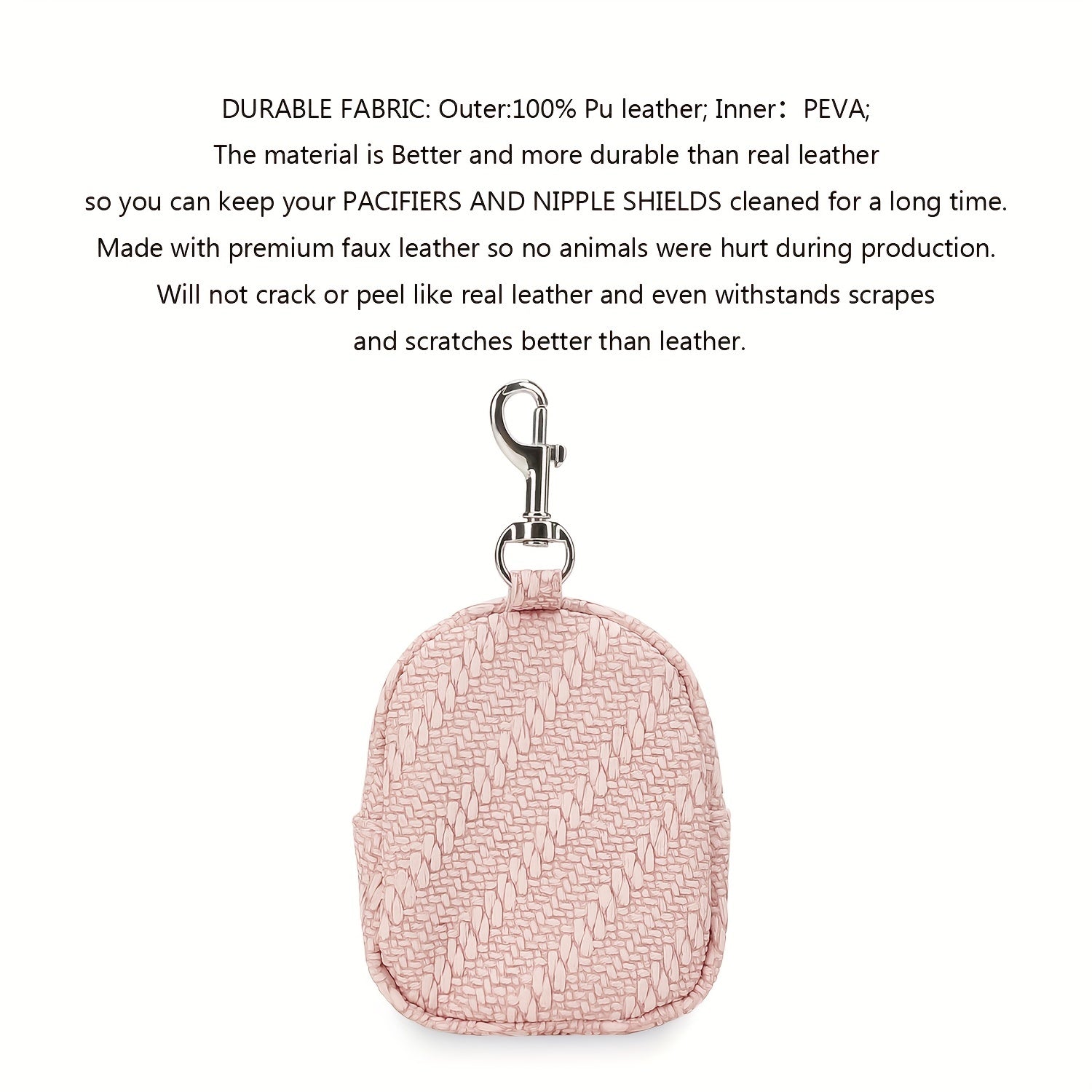 PEVA ichki sumkali faux teri bolalar tishlagichni tashkil etuvchi asosiy buyumlarni saqlash uchun