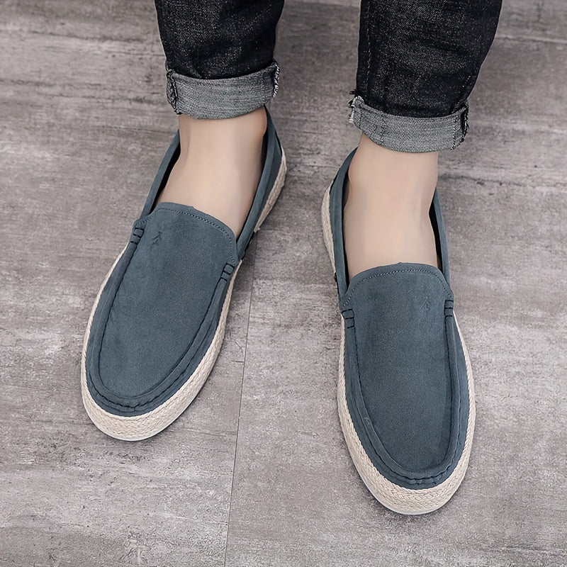 Men's Casual Slip-On Shoes Non-Slip Sole for Walking Traveling Fishing