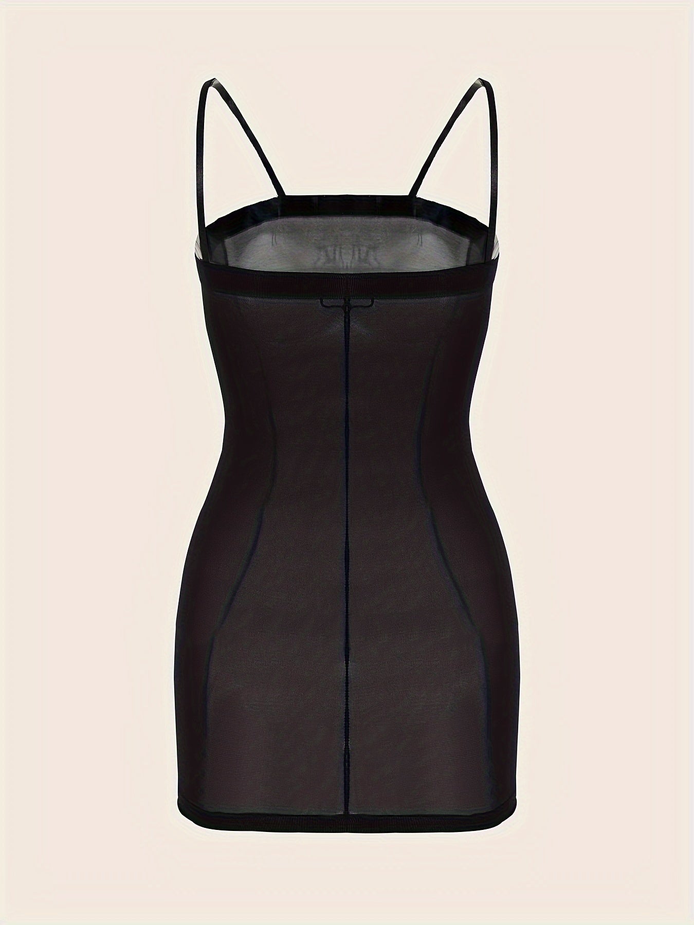 Women's Sexy Lingerie Dress with Strappy Design, Not Included Underwear