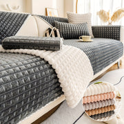 Нескользящая плюшевая накидка на диван для всей мебели, безопасная для домашних животных, легко очищается