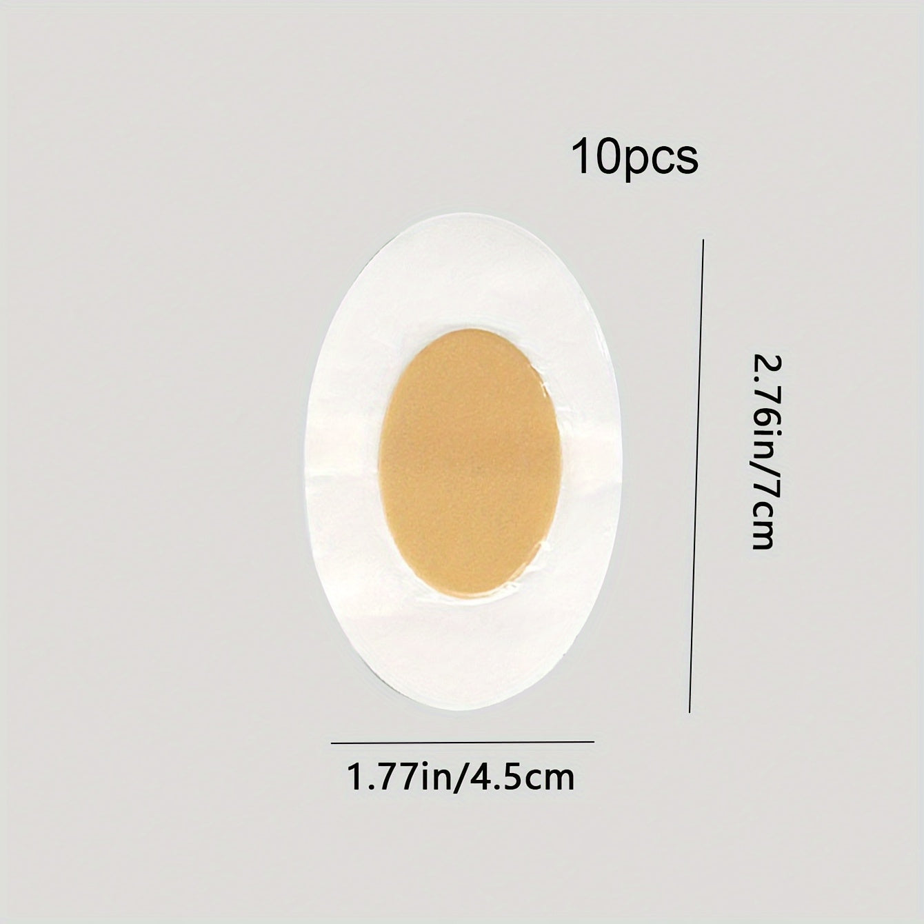 10 Pcs Women Heel Protectors PVC Leather Anti-Crack Heel Stickers