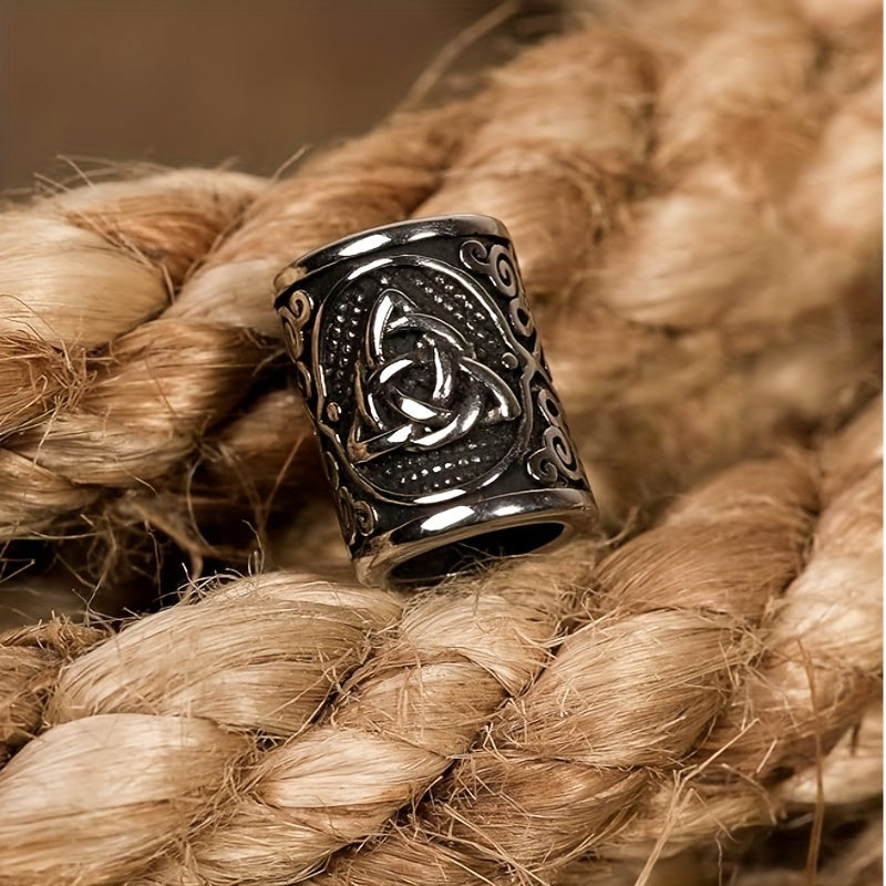 Set of 5 Nordic Viking Beard Beads for Braids and Jewelry Making Men Women