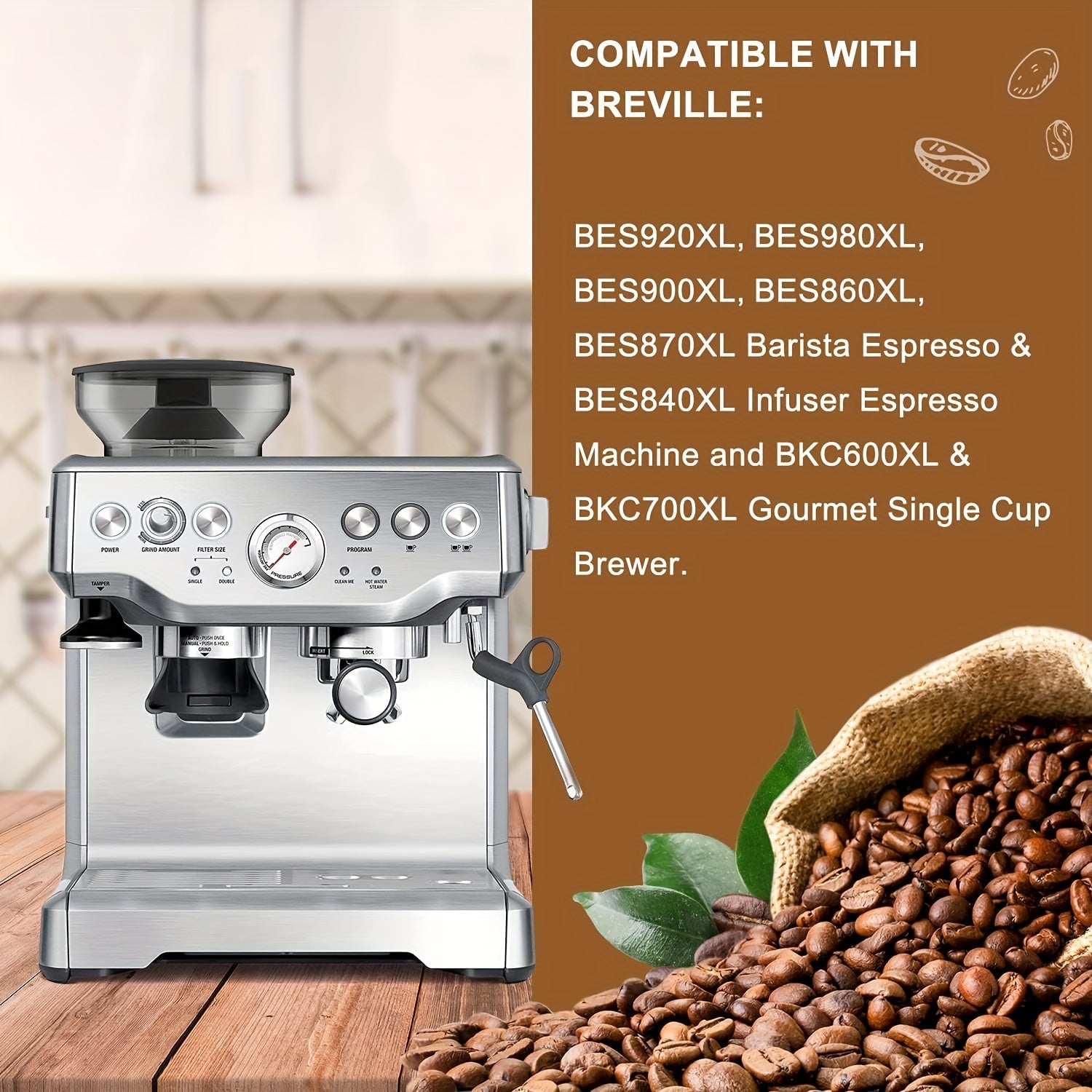 Replacement Coffee Maker Water Filter Pack 6 Carbon Filters for Cleaner Water