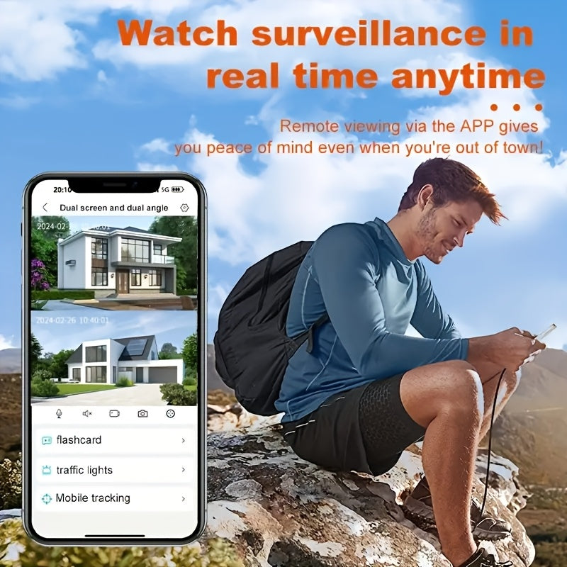Do'stlar uchun sovg'a: Uy xavfsizlik kamerası, kuzatuv, 360° panoramali ko'rinish, harakatni aniqlash, ikki tomonlama audio, to'liq rangli tungi ko'rinish. Uylar, avtoturargohlar, omborlar va turli tadbirlar uchun ideal.