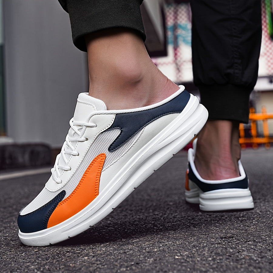 Men's Slip-On Platform Skate Shoes Casual Low Top Outdoor Spring Summer