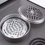 Decorative Stainless Steel Mosquito Net Coil Holder Box for Indoor Outdoor Use