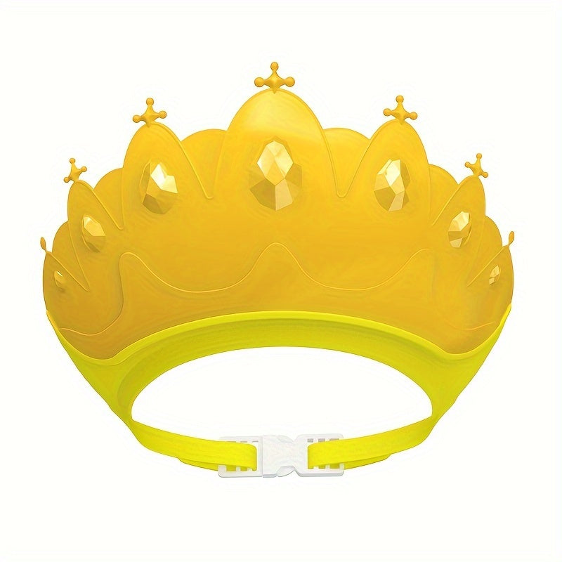 Solid Color Crown Style Shampoo Cap for Kids and Adults Perfect for Holidays Gifts