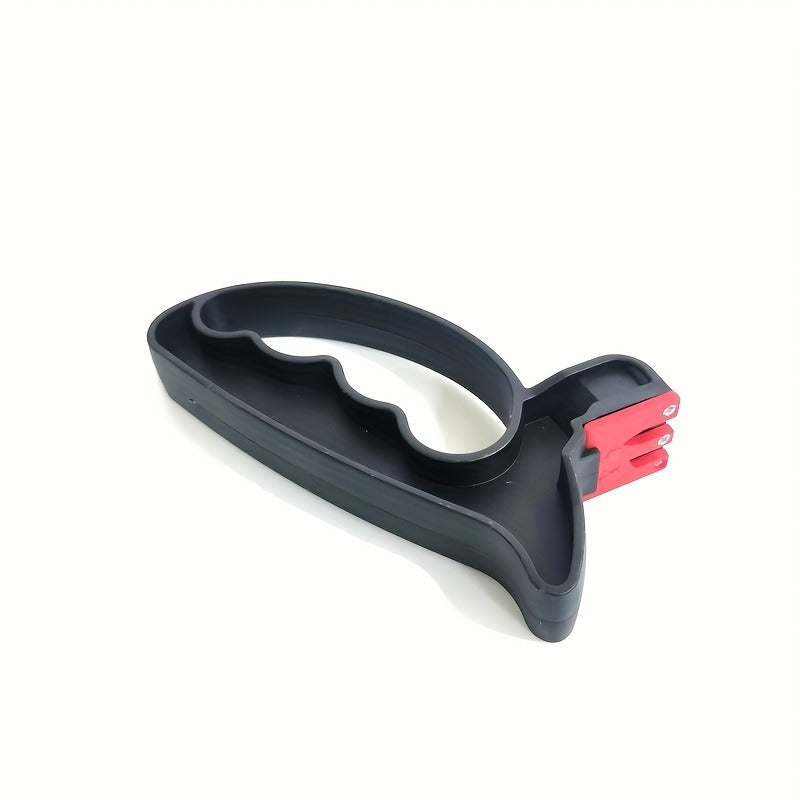 Afilador manual ligero para cuchillos multiusos y tijeras con sistema V-Grind