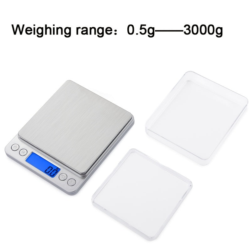 Digital Kitchen Scale 0.01g Accuracy Stainless Steel Food Weighing Scale