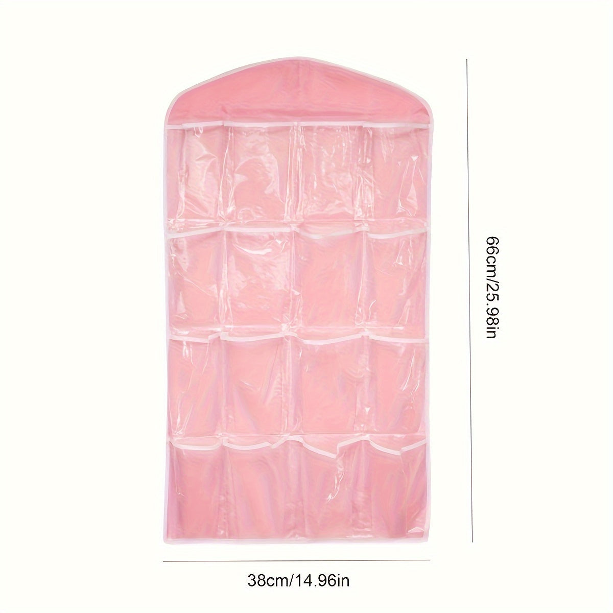 Organizador colgante vibrante de 16 bolsillos para calcetines, ropa interior y objetos pequeños, de malla de poliéster