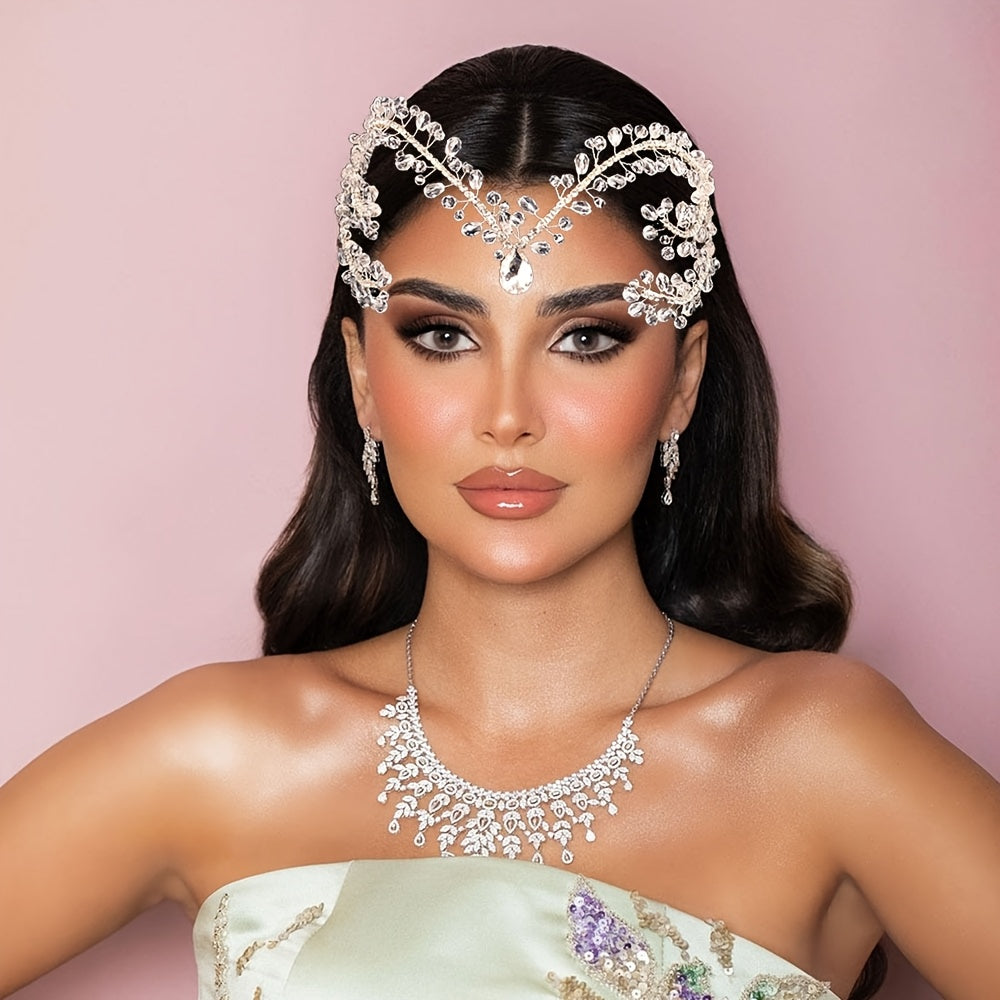 Women's Crystal Headpiece for Weddings and Events Elegant Bridal Hair Accessory