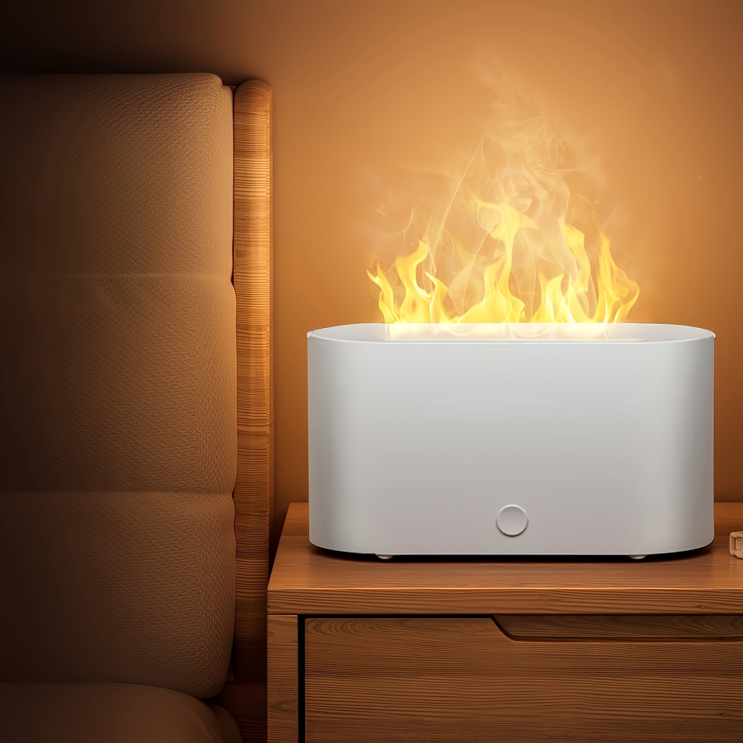 Universal qora USB namlagich va aroma diffuzor va muhit yoritgichi