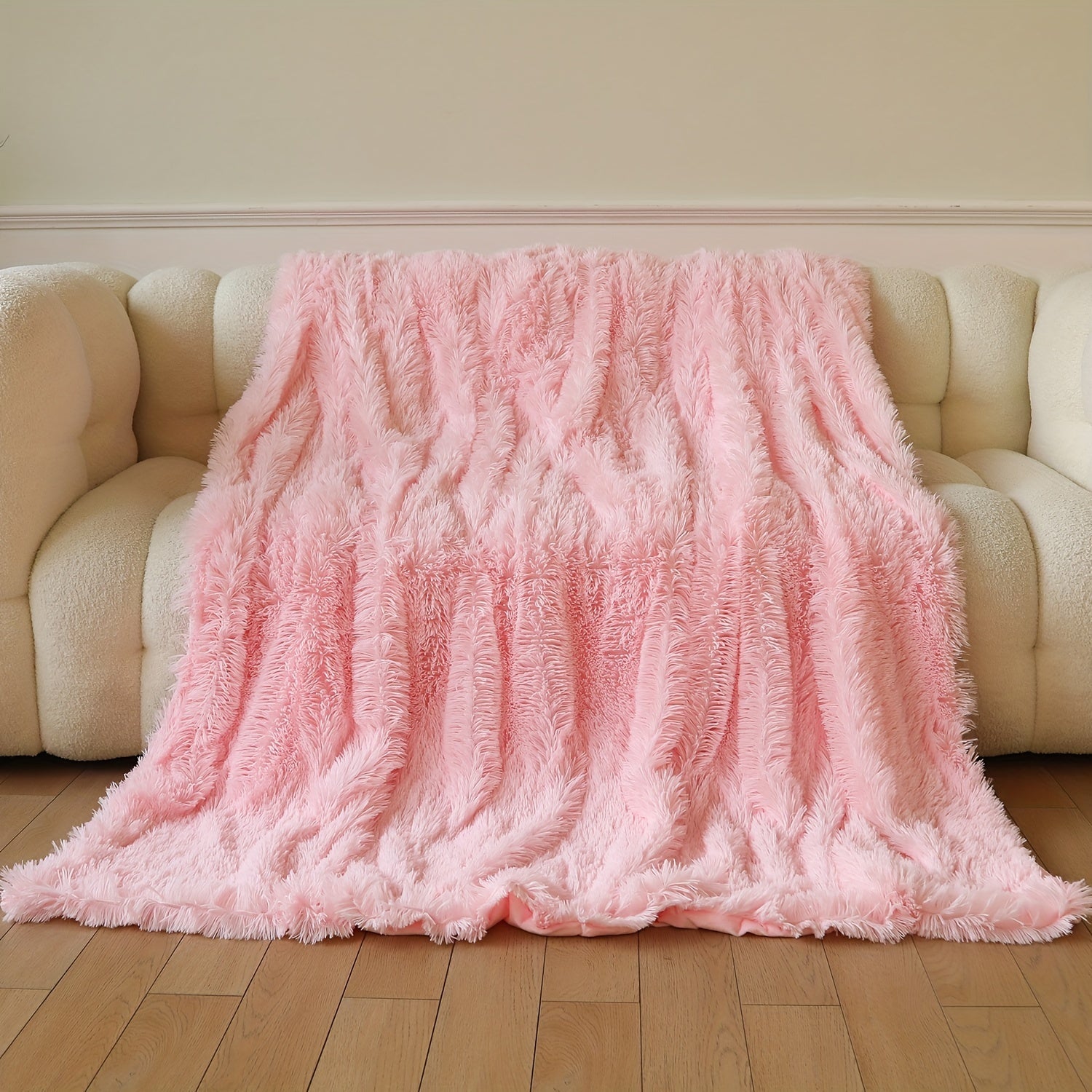 Bohemian Plush Throw Blanket Cozy Soft Warm for Couch Bed Outdoor Gift