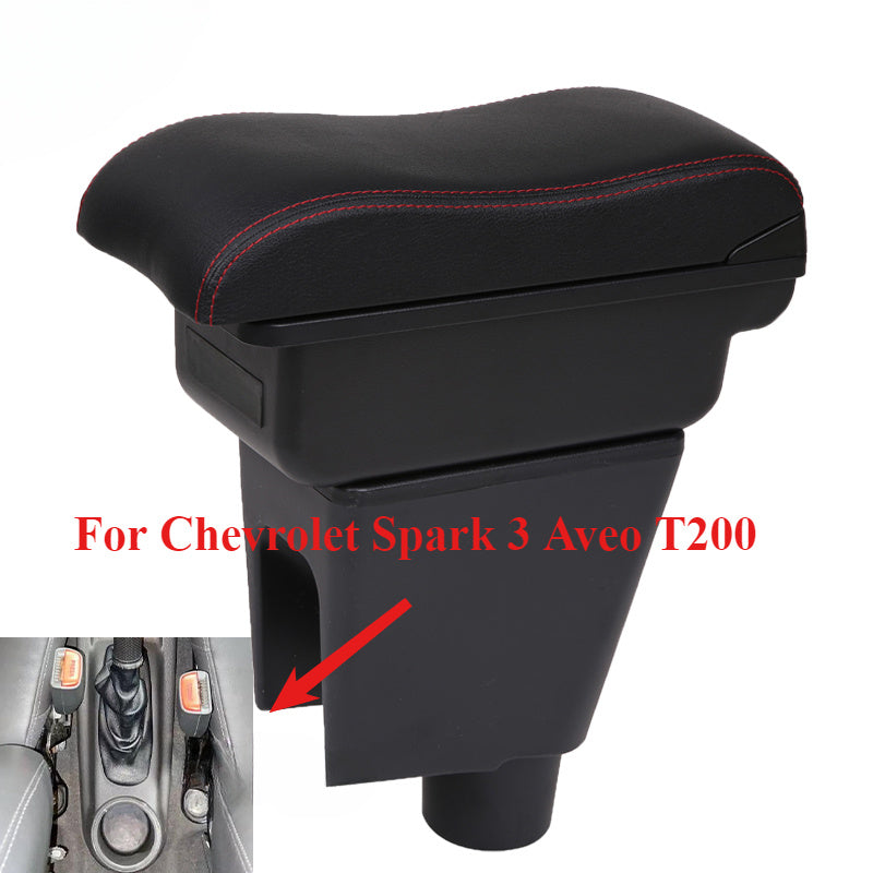 Universal Car Armrest Storage Box for Small Cars Black