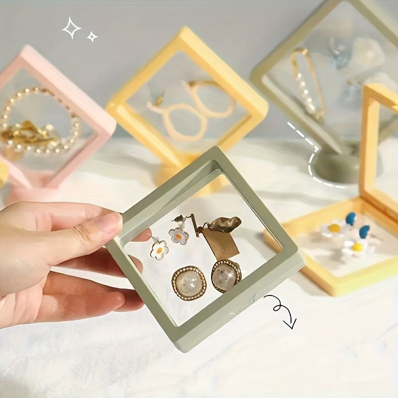 10 ta bo‘lakli suzuvchi zargarlik qutilari, uzuklar, taqinchoqlar, sirg‘alar, marjonlar uchun