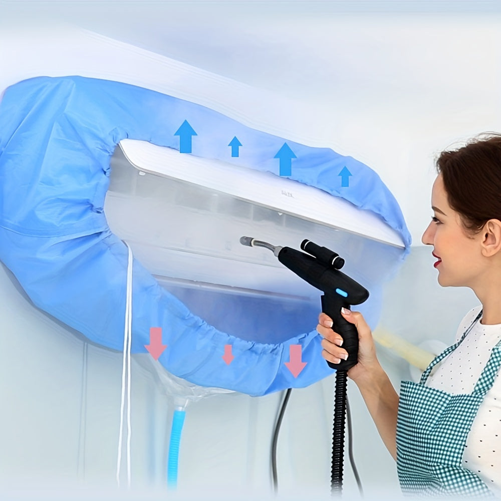 Air Conditioner Cover with Elastic Retractable Rope Polyester Easy Maintenance