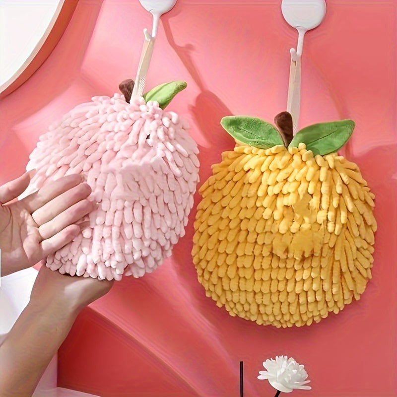 Meva mavzusidagi yumshoq va namni yaxshi so'radigan qo'l sochiq, oshxona yoki hammom uchun.