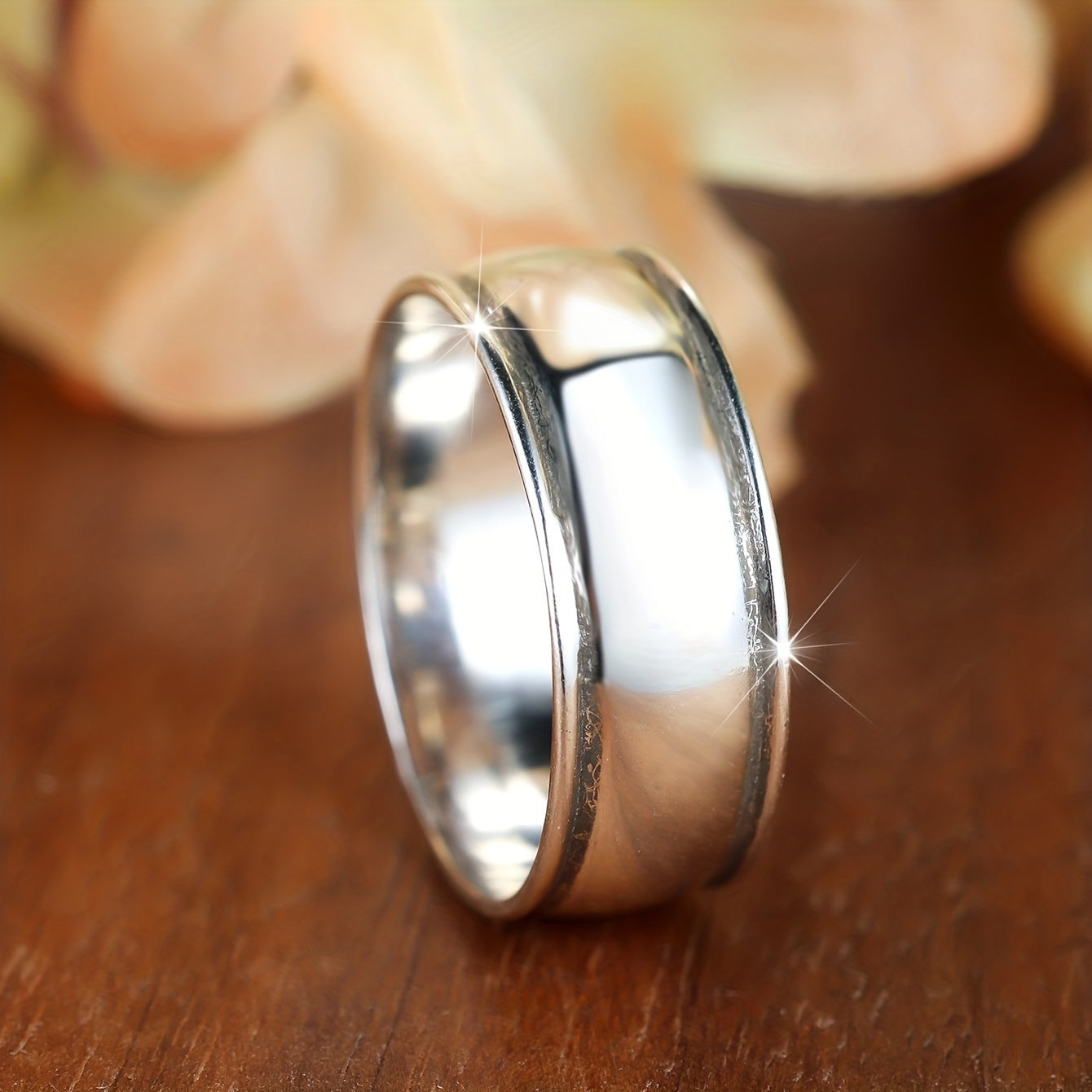 Anillo de plata de ley estilo bohemio con cúpula para mujer joyería