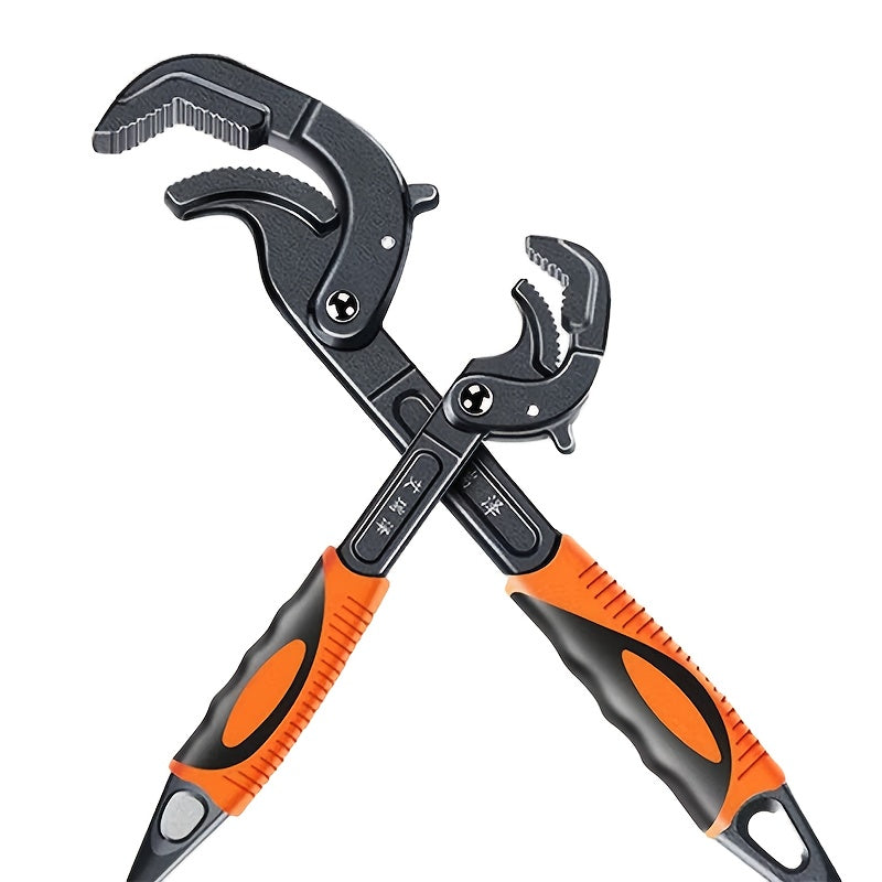 AIRAJ Ko'p funksiyali quvur plitalari, katta ochiladigan sozlanadigan kalit va DIY ta'mirlash uchun avtomatik qulflash bilan.