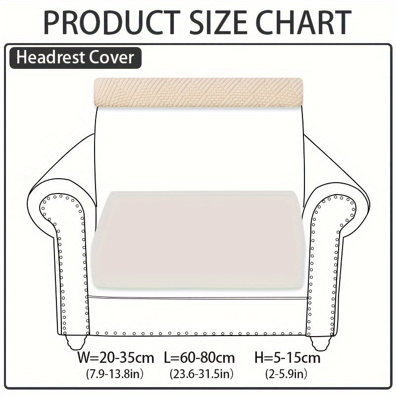 Чехол на диван из полярного флиса с жаккардовым узором и эластичной лентой подходит для секционного кресла, дивана-кровати, 3-местного и 4-местного, включает чехлы на подлокотники
