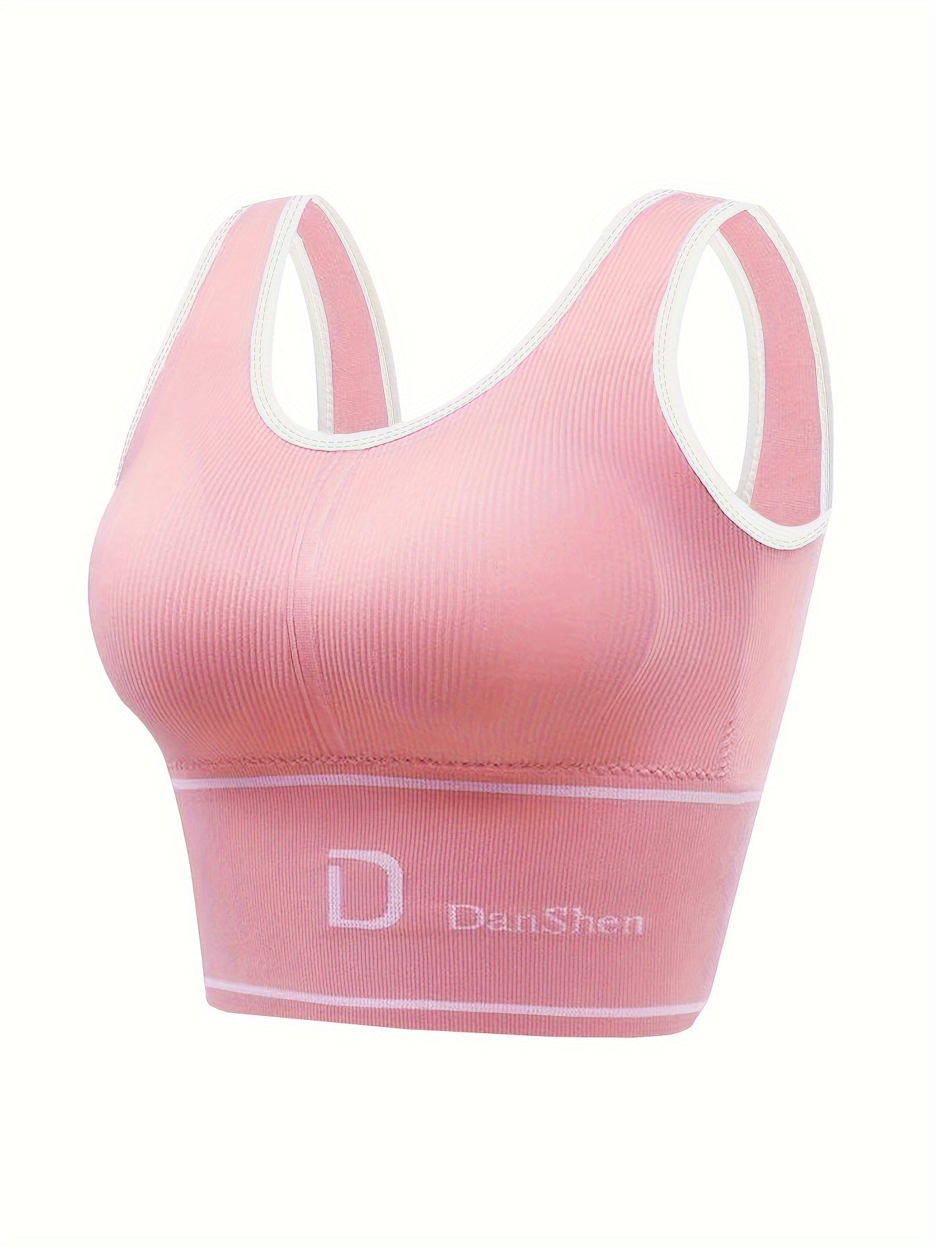 Women's Sports Bra 4-Piece Set Wire-Free Full Coverage High Elasticity for Yoga Running