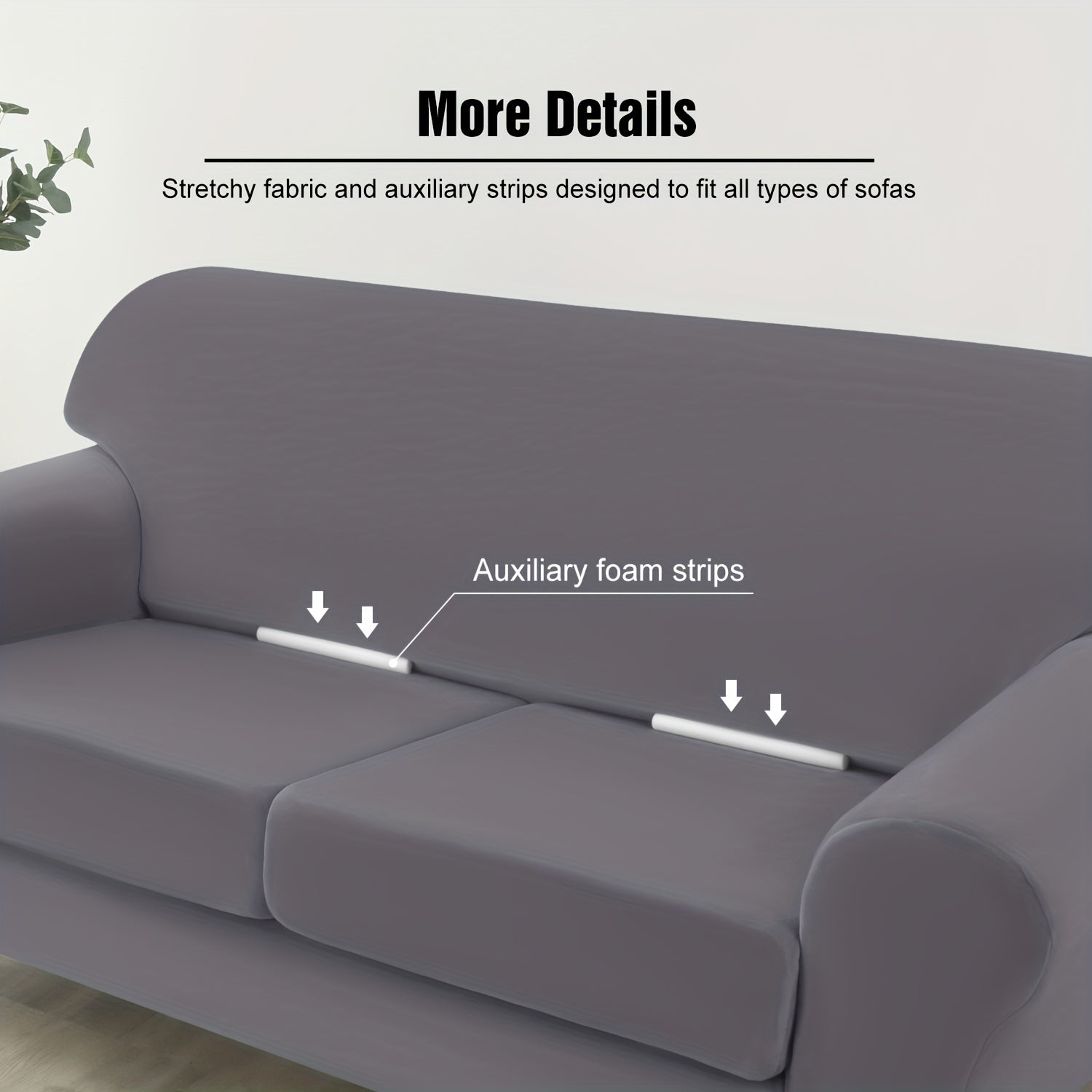 Waterproof Sofa Covers Set with Cushions for 3-Seater Lounge Furniture