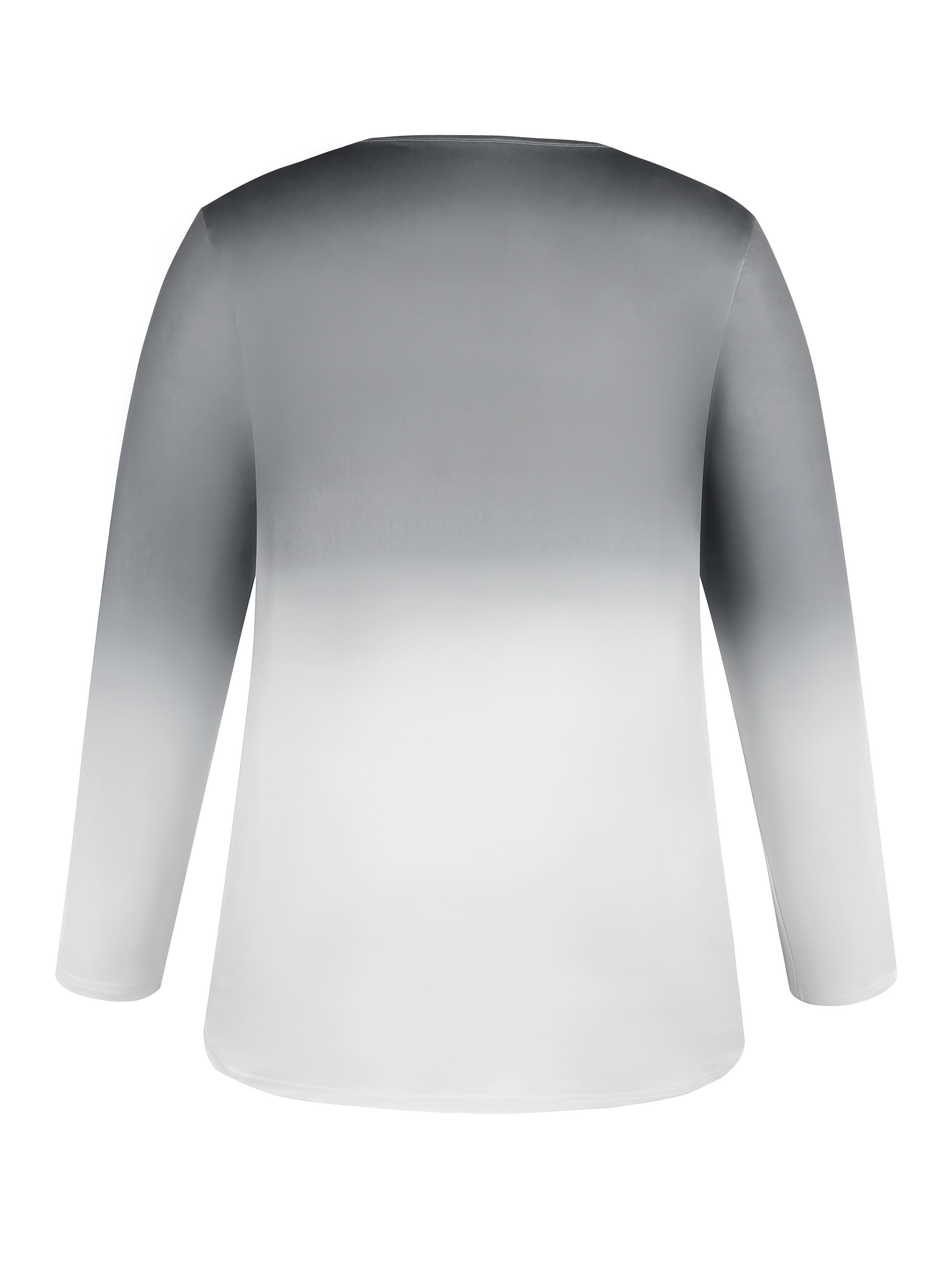 Women’s Plus Size Opaque Ombre Heart Print Lace Up Sweatshirt