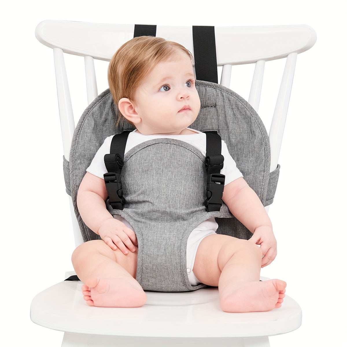 Child Safety Harness for Portable High Chair Adjustable Straps Phthalate-Free Seat