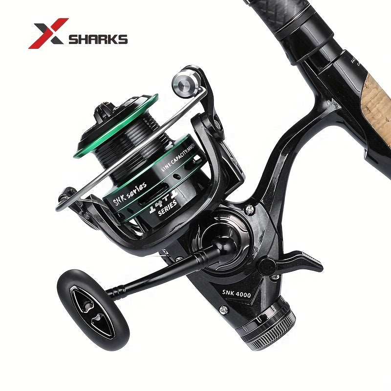 High-Performance Ambidextrous Carp Fishing Reel with Aluminum and Nylon Construction