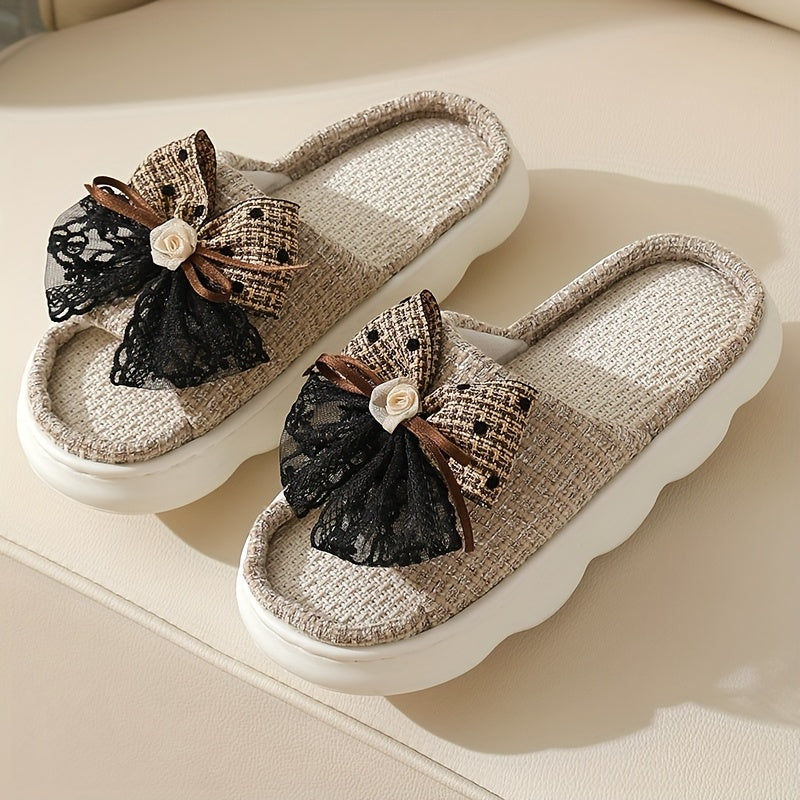 Ayollar uchun nafas oladigan ichki-ochiq uy poyabzali, qulay va engil