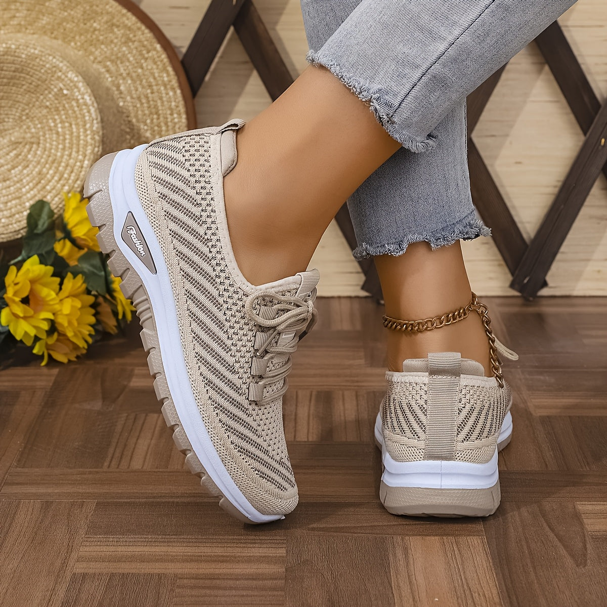 Women’s Slip-On Shoes Summer Beach Casual Sneakers for Travel and Vacation