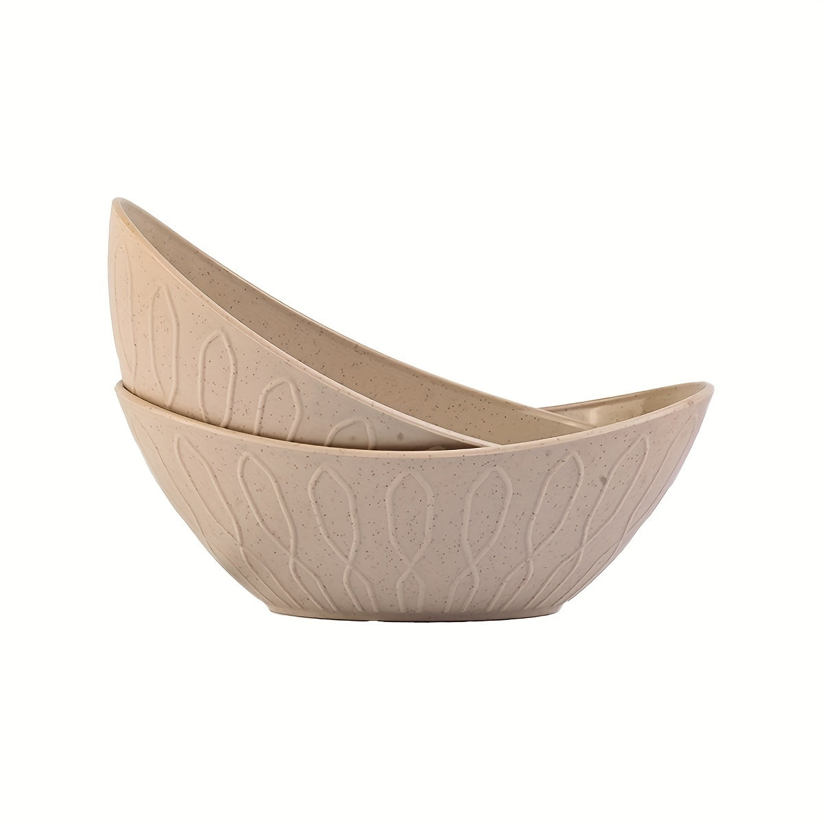 Unbreakable Yuanbao-Shaped Bowls Set for Oatmeal Salads and Pasta Kitchen Dining