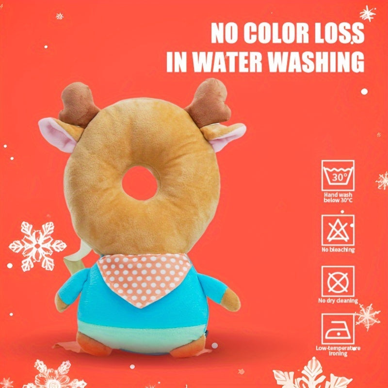 Kids' Safety Backpack for Crawling and Walking Polyester with Adjustable Straps and Head Mat