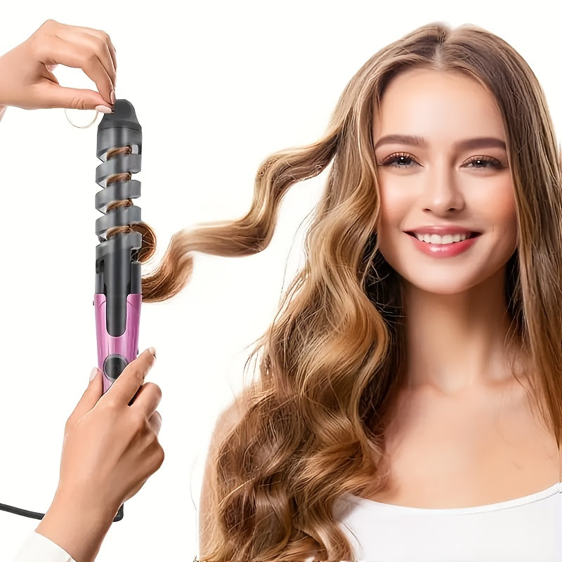 5-in-1 Curling Wand with 3 Barrel Sizes Professional Hair Styling 220-240V