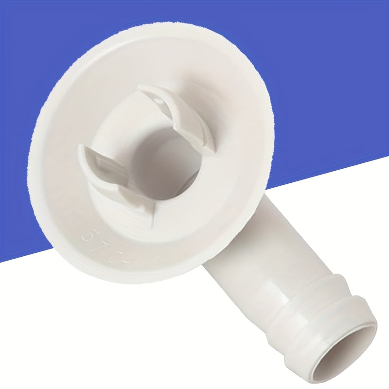 2pcs 19mm Elbow AC Drain Hose Connector PP Rubber Condensate Drain Adapter