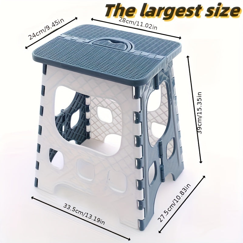 Taburete plegable portátil para camping y uso al aire libre, asiento ligero y compacto