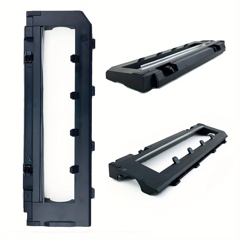 Robot Vacuum Replacement Main Brush and Rear Cover for Roborock S7 S7 MaxV Q7 Max Black White