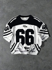 Men's Short Sleeve T-Shirt Chicago Camouflage Polyester Letter Pattern Summer Casual Loose Fit