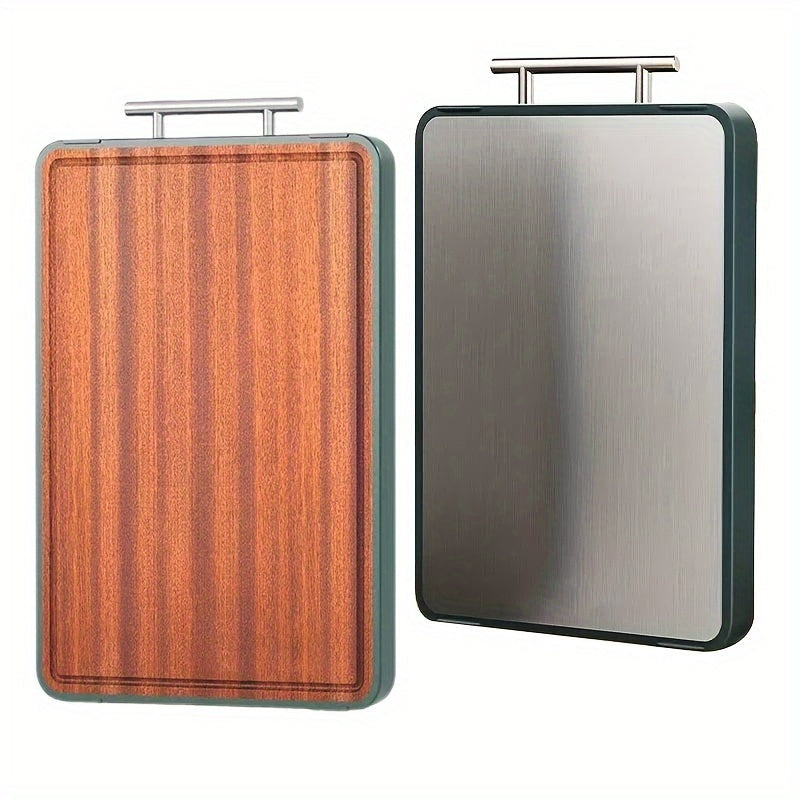 Ebony Wood Cutting Board Double-Sided Durable Non-Stick Kitchen Prep