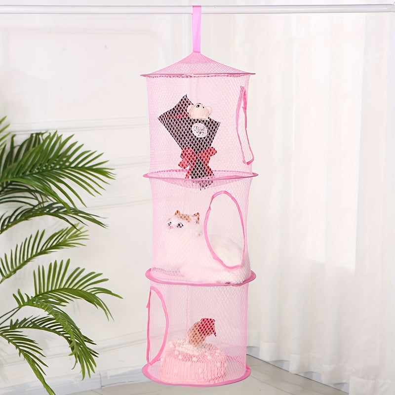 Foldable Storage Organizer for Toys Clothes Socks Towels in Gray Red Blue Yellow Black