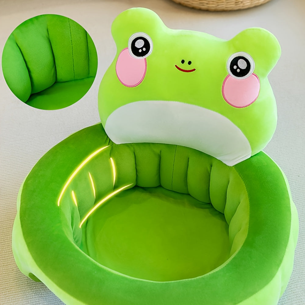 Silla de aprendizaje para bebés para sentarse y entrenar con correa y diseño envolvente 3D