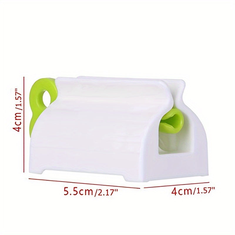 3-Piece Bathroom Toothpaste Dispenser Set No Power Freestanding Organizer