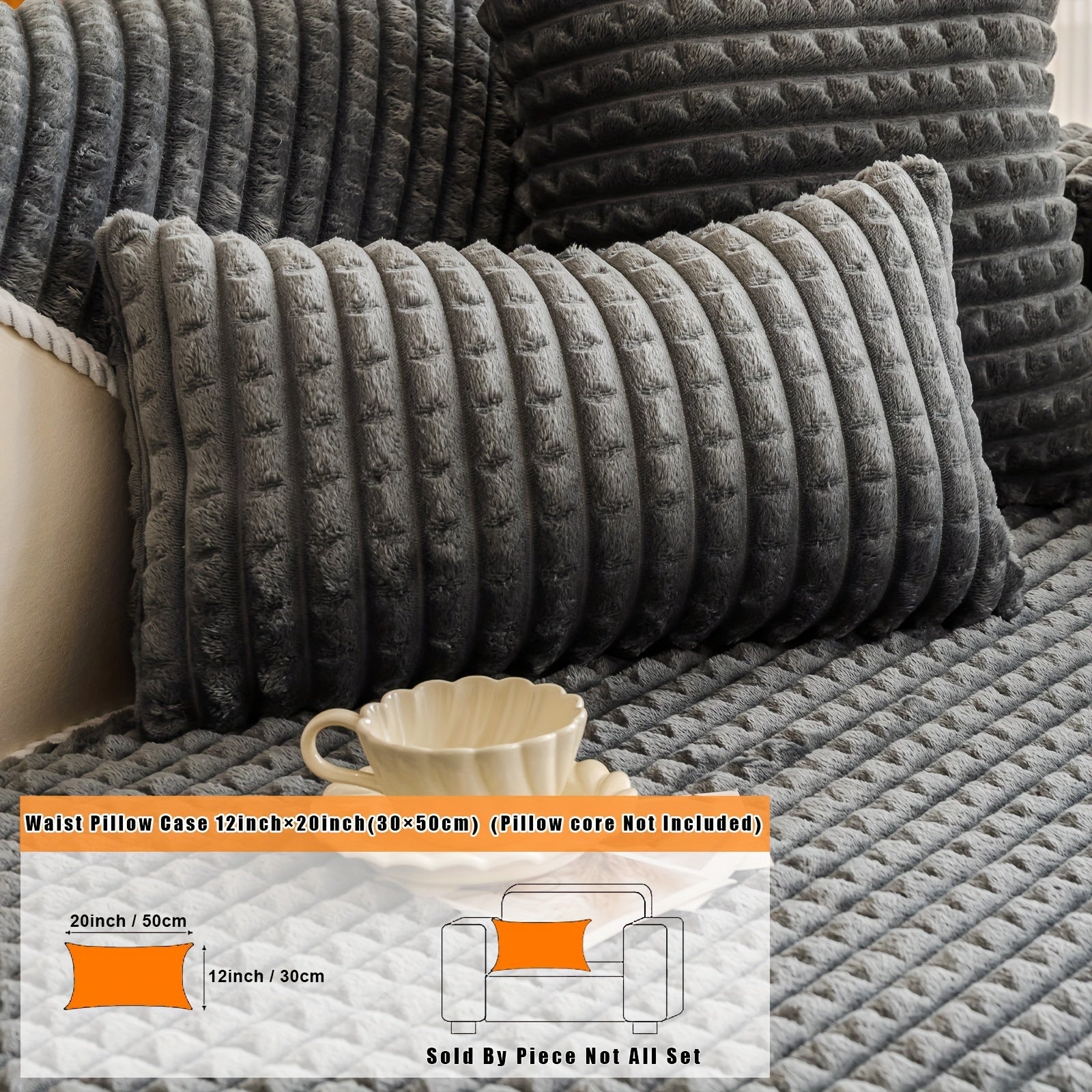 Нескользящая плюшевая накидка на диван для всей мебели, безопасная для домашних животных, легко очищается